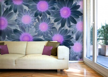 Wallpaper cu flori mari pentru pereți, o frumoasă floare în interior, fotografii de trandafiri roșii și mac,