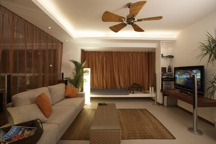 Оформлення інтер'єру вітальні в сучасному і класичному стилі, дизайн підлоги, стін і стелі, ідеї