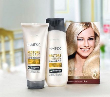 Oriflame догляд за волоссям від Оріфлейм hairx і milk & amp; honey