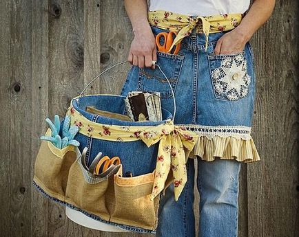 Оригінальні handmade подарунки на день закоханих зі старих джинсів - іграшки ручної роботи, сумки