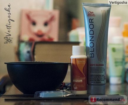 Освітлювач для волосся wella blondor soft blond cream - «знайшла ще один хороший освітлювач для