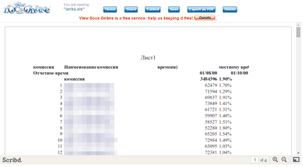 Deschideți xls online