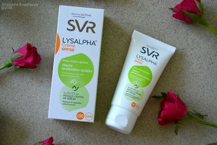 Excelentă protecție la soare pentru pielea cu probleme - svr lysalpha spf50 cremă de protecție solară de înaltă protecție