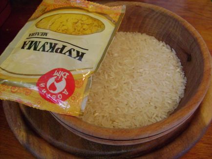 Відварений рис з куркумою - як приготувати рис з куркумою, покроковий рецепт з фото