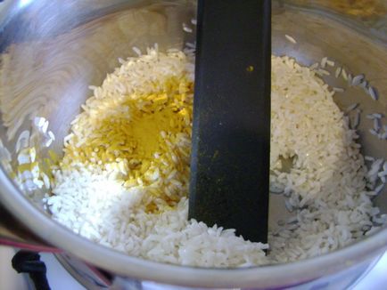 Відварений рис з куркумою - як приготувати рис з куркумою, покроковий рецепт з фото