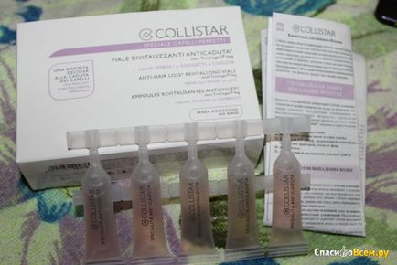 Відгук про ампули проти випадіння волосся collistar anti-hair loss revitalizing vials порятунок від