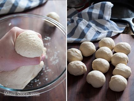 Pampushki cu usturoi pentru poveste borsch - mama