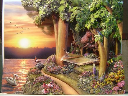 Papertole, arte-franchez sau 3d decoupage