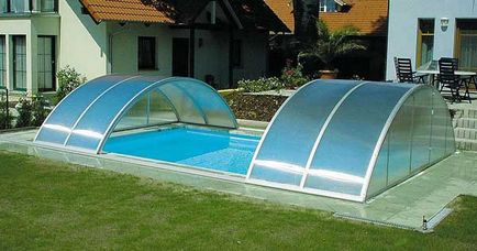 Pavilion pentru o piscină stradală, pavilion în piscină în aer liber, un teledoom, prestigiu, cumpăra un pavilion