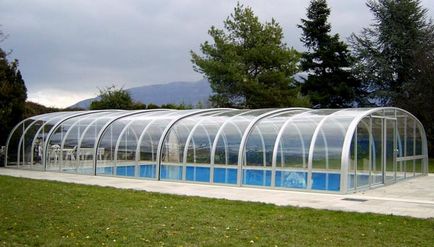 Pavilion pentru o piscină stradală, pavilion în piscină în aer liber, un teledoom, prestigiu, cumpăra un pavilion