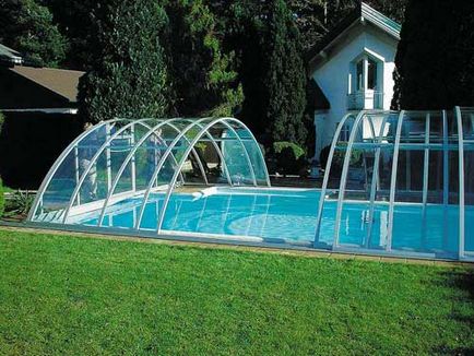 Pavilion pentru o piscină stradală, pavilion în piscină în aer liber, un teledoom, prestigiu, cumpăra un pavilion
