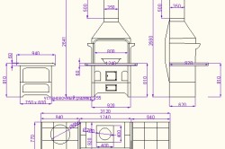 Піч для альтанки своїми руками елементи, креслення, схеми (фото і відео)