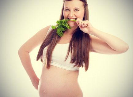 Pătrunjel în timpul sarcinii, beneficii, rău și contraindicații