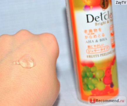 Пілінг для обличчя meishoku detclear bright & amp; peel aha & amp; bha fruits peeling jelly - «японська скатка