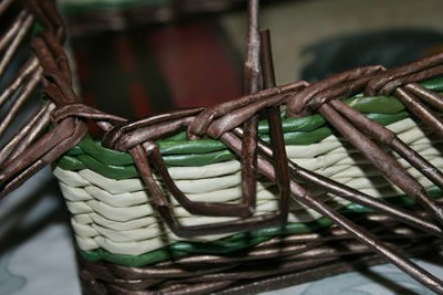 Weaving újság tubulusok (újság) Weaving újság csövek