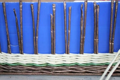 Weaving újság csövek