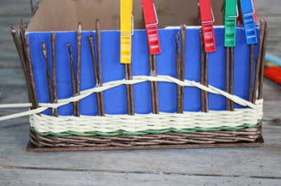 Weaving újság tubulusok (újság) Weaving újság csövek