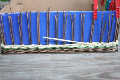 Weaving újság csövek