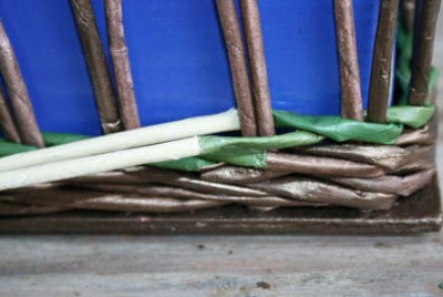 Weaving újság tubulusok (újság) Weaving újság csövek