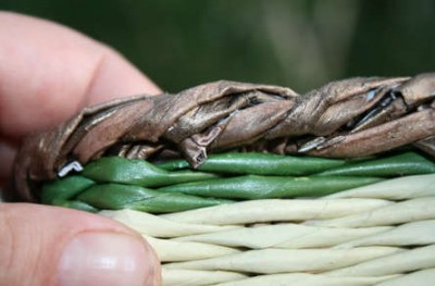 Weaving újság csövek