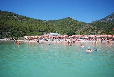 Plaje oludeniz albastru lagună, beljekiz, kidrak (curcan)