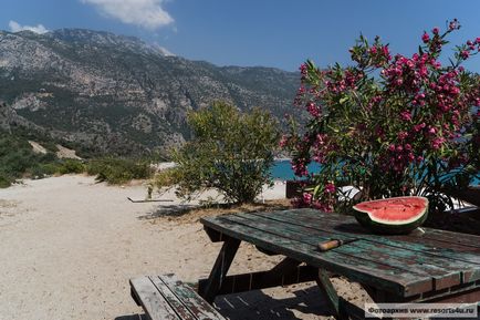 Plaje oludeniz albastru lagună, beljekiz, kidrak (curcan)