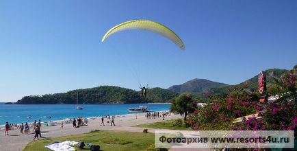 Plaje oludeniz albastru lagună, beljekiz, kidrak (curcan)