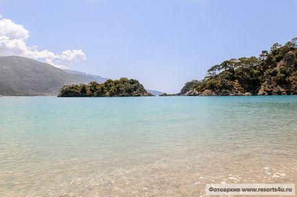 Plaje oludeniz albastru lagună, beljekiz, kidrak (curcan)