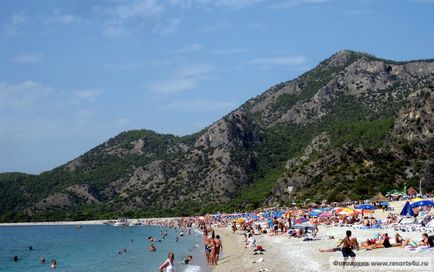 Plaje oludeniz albastru lagună, beljekiz, kidrak (curcan)