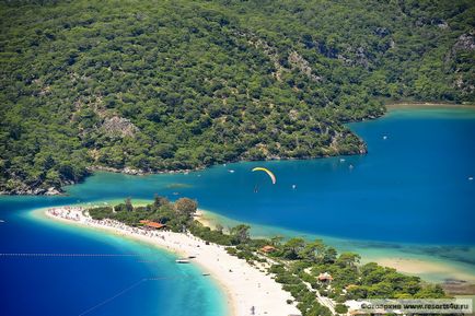 Plaje oludeniz albastru lagună, beljekiz, kidrak (curcan)