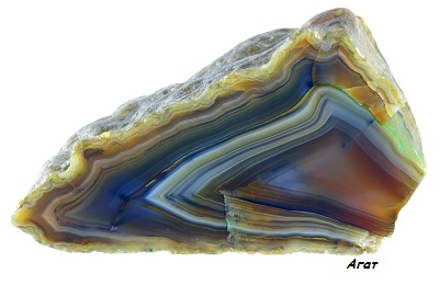 Striped Agate Botswana Proprietăți Magic Stone