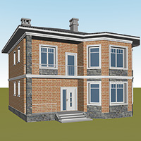 Proiecte de case din două etaje și case