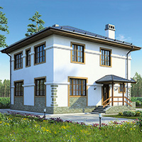 Proiecte de case din două etaje și case