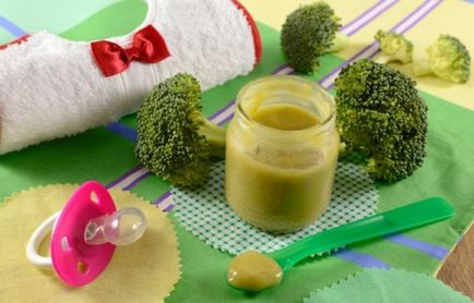 Brokkoli püré csecsemők recept, hogyan kell felkészülni az első étkezés