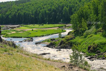 Річка Ісеть, поріг ревун