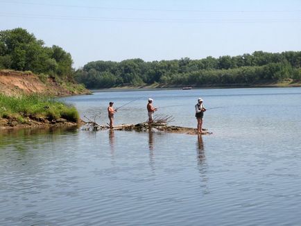 Pescuitul în Akhtuba din regiunea Volgograd