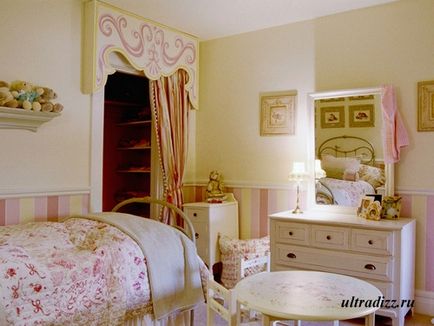 Interiorul romantic este o alegere excelentă pentru orice cameră