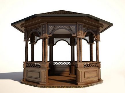 Rotunda az országban -, hogyan kell építeni - tervezés és építés (tervezés) Rotunda az országban -, hogyan kell építeni - és design ház