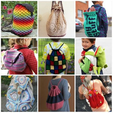 Backpack crochet 5 idei interesante pe care doriți să le repetați