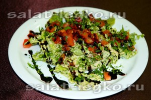 Saláták balzsamecettel
