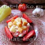 Салат з курки з кабачком рецепт з фото
