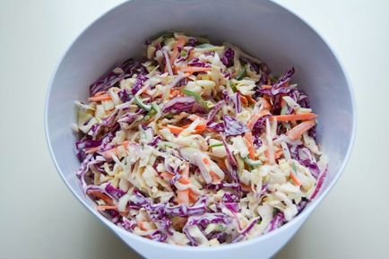 Cole Slaw saláta - egy recept egy fotó