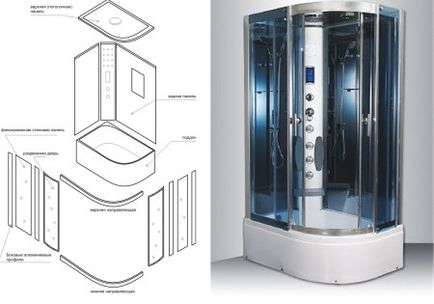 Збірка душової кабіни інструкція по установці і монтажу своїми руками