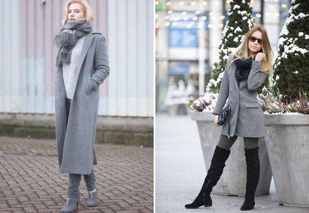 З чим носити сіре жіноче пальто 50 модних образів (фото)