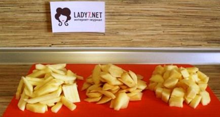 Charlotte cu mere în cuptor - rețetă cu o fotografie