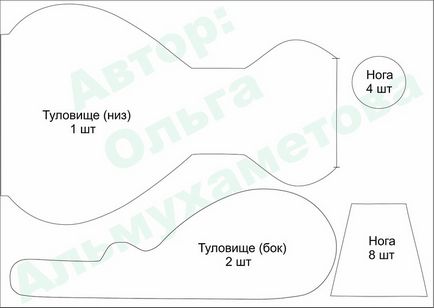 Coaseți un hipopot drăguț - târg de maeștri - manual, manual