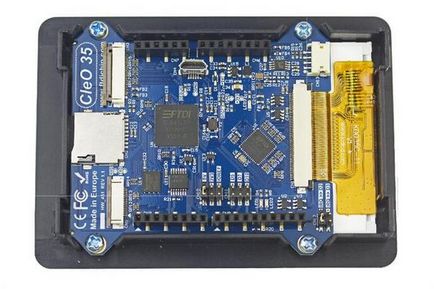 Шілд cleo з hvga-дисплеєм зніме частину навантаження з плати arduino - новини електроніки на