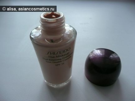 Shiseido - folyékony alapja bázis kettős működésű SPF 15