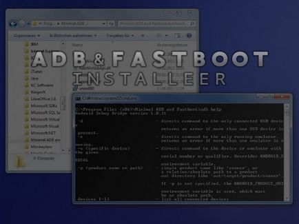 Descărcați și instalați adb, adb-drivere și rapidboot cu un singur clic