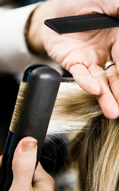 Hajformázó után egyengető keratin (után) Styling után keratin egyengető